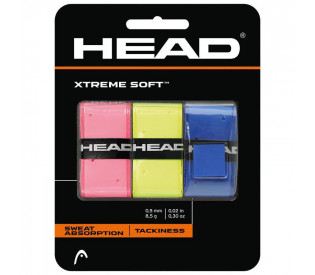Овергрип Head Xtreme Soft, 0.5 мм, 3 шт, мультиколор